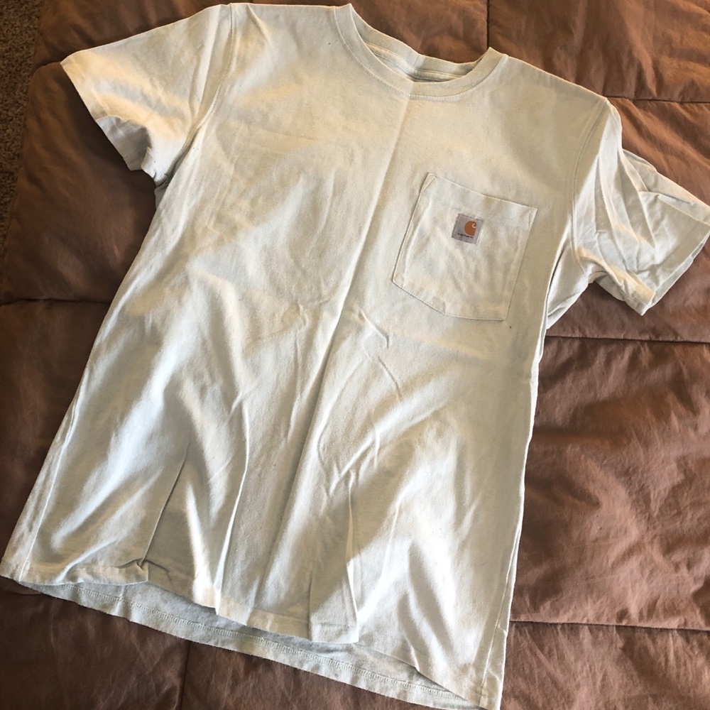 Carhartt pale blue shirt